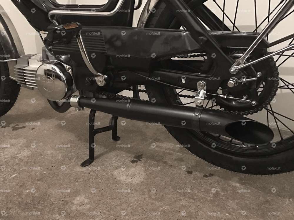 Pot d'échappement Sidepipe Ø 28 / 60 mm noir Carousel Image 4