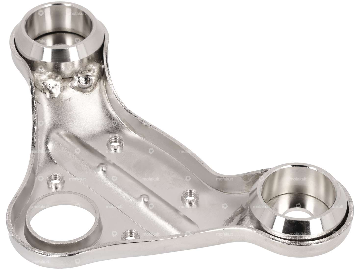 EBR Té de fourche supérieur (longerons guidés) Chrome Carousel Image 2