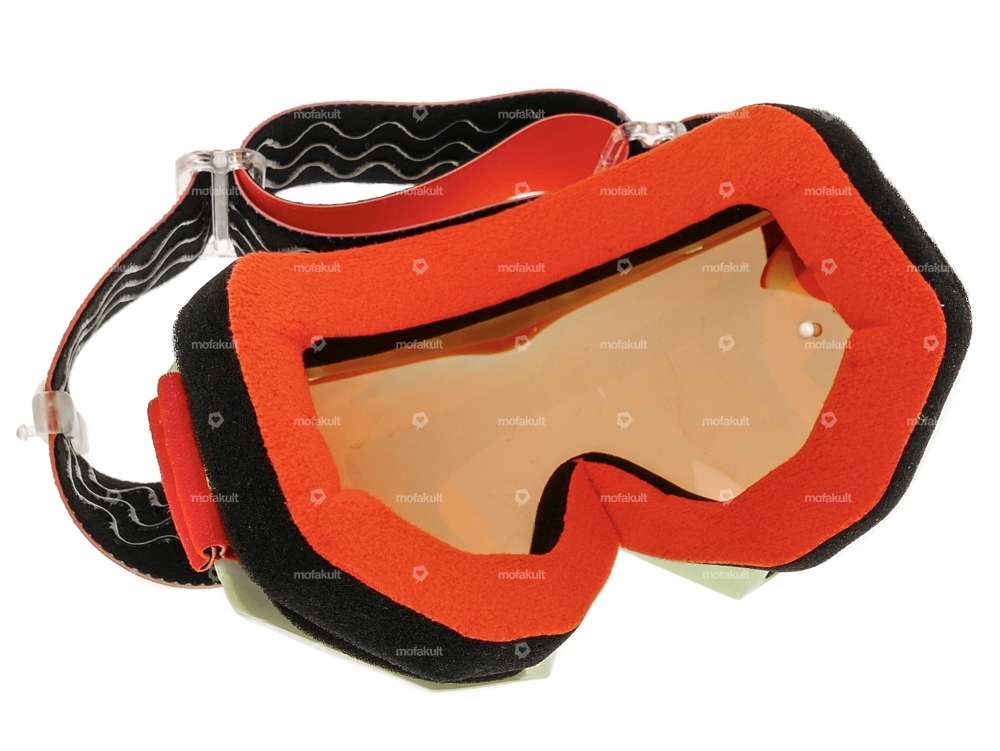 Lunettes ProGrip MX 3201 Raceline jaune orange miroité Carousel Image 3