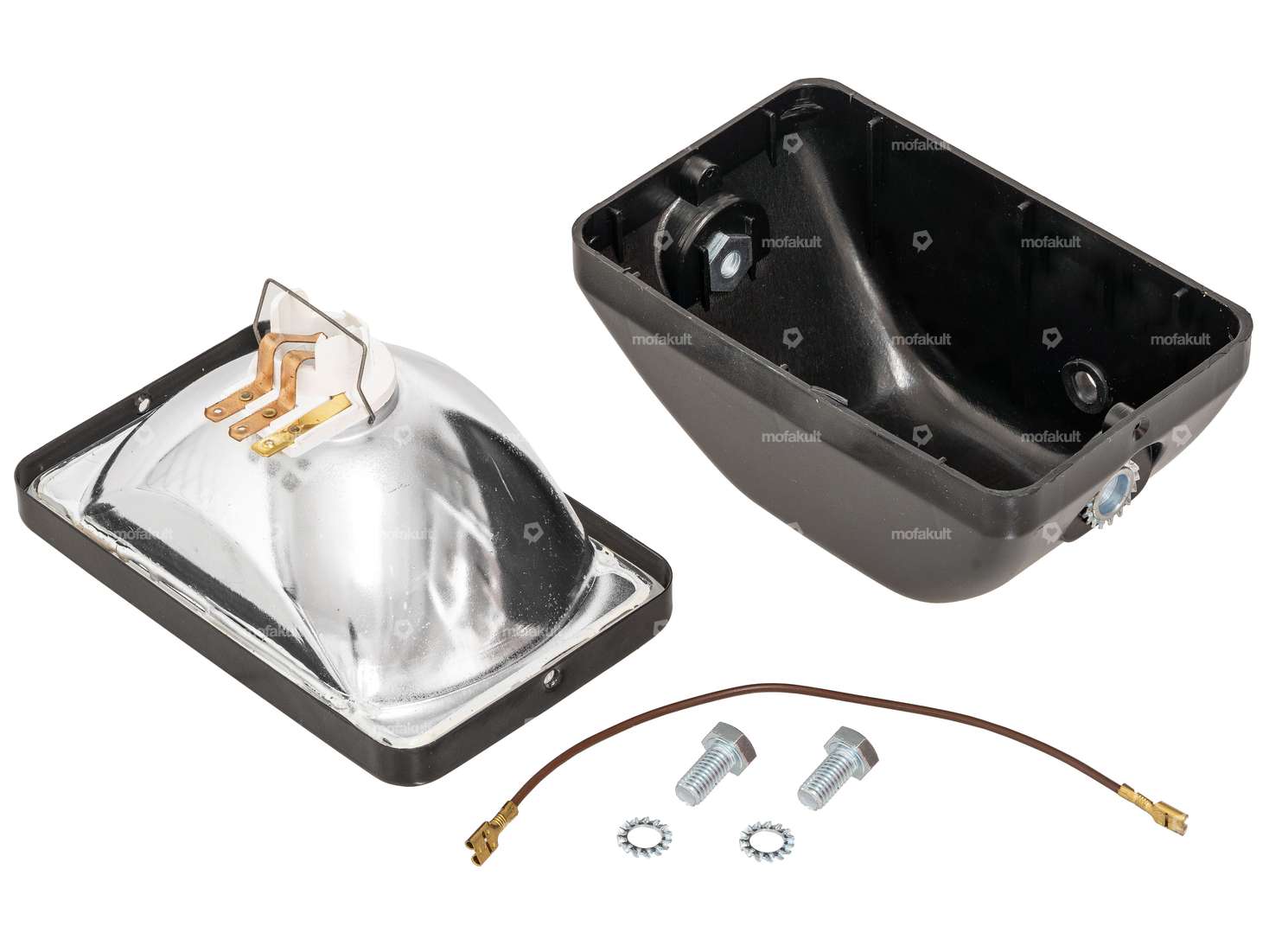 Projecteur GUIA carré 16.5 cm noir Carousel Image 3