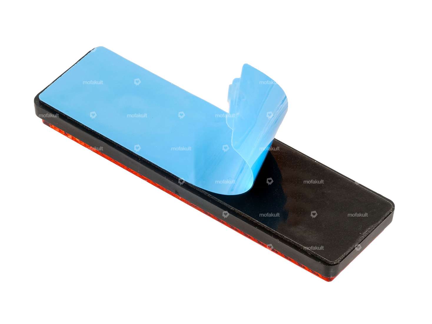 Reflector self-adhesive angular red Carousel Image 2