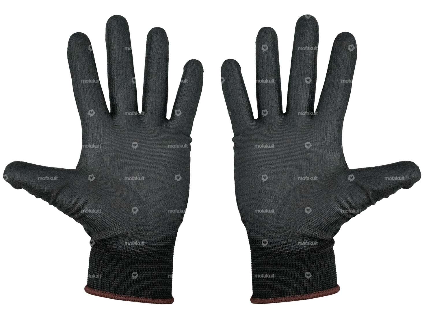 BGS Gants de mécanicien (M - XL) noir Carousel Image 2
