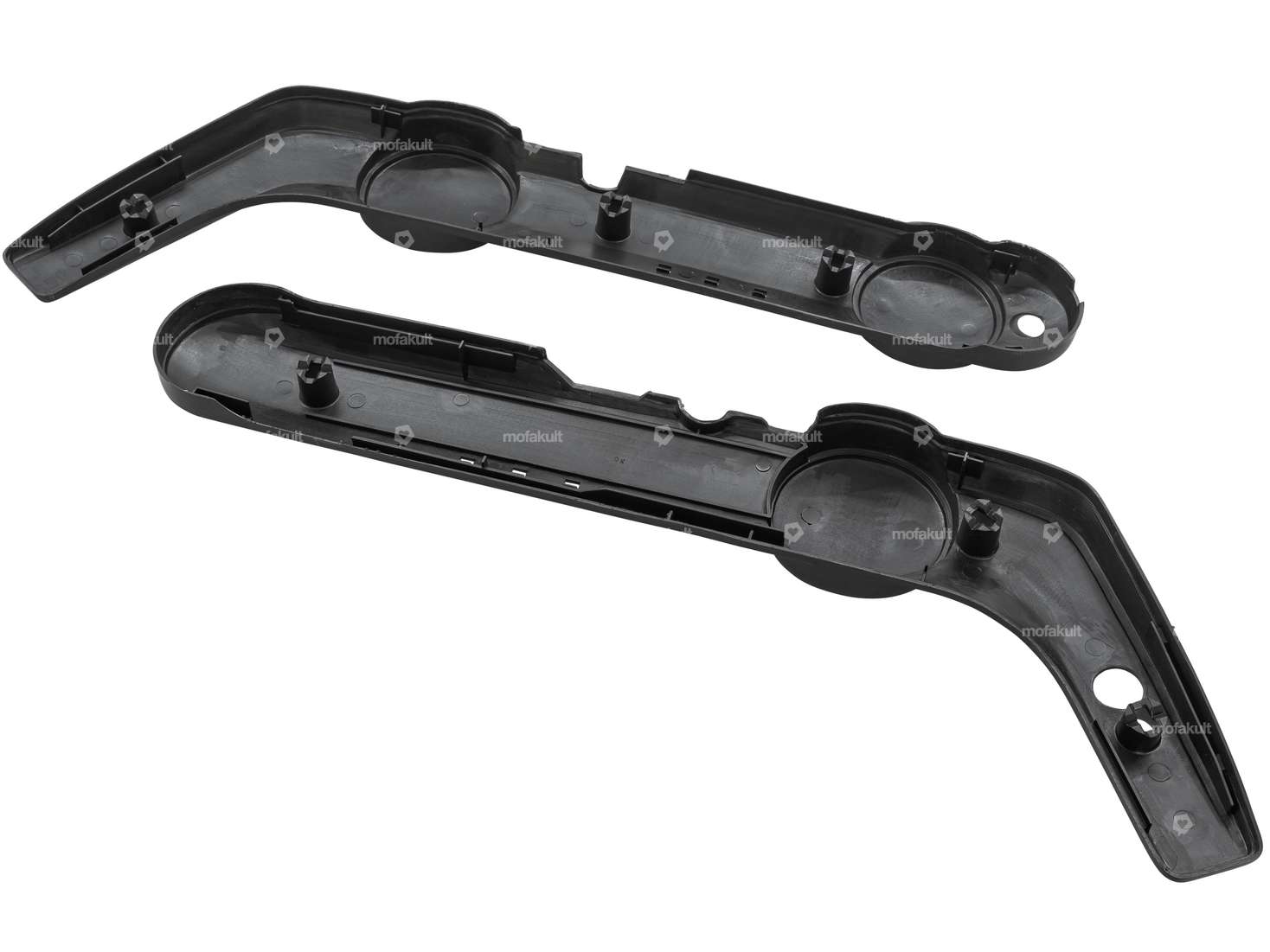 Protections latérales noires anguleuses Mono | Piaggio Ciao Carousel Image 2