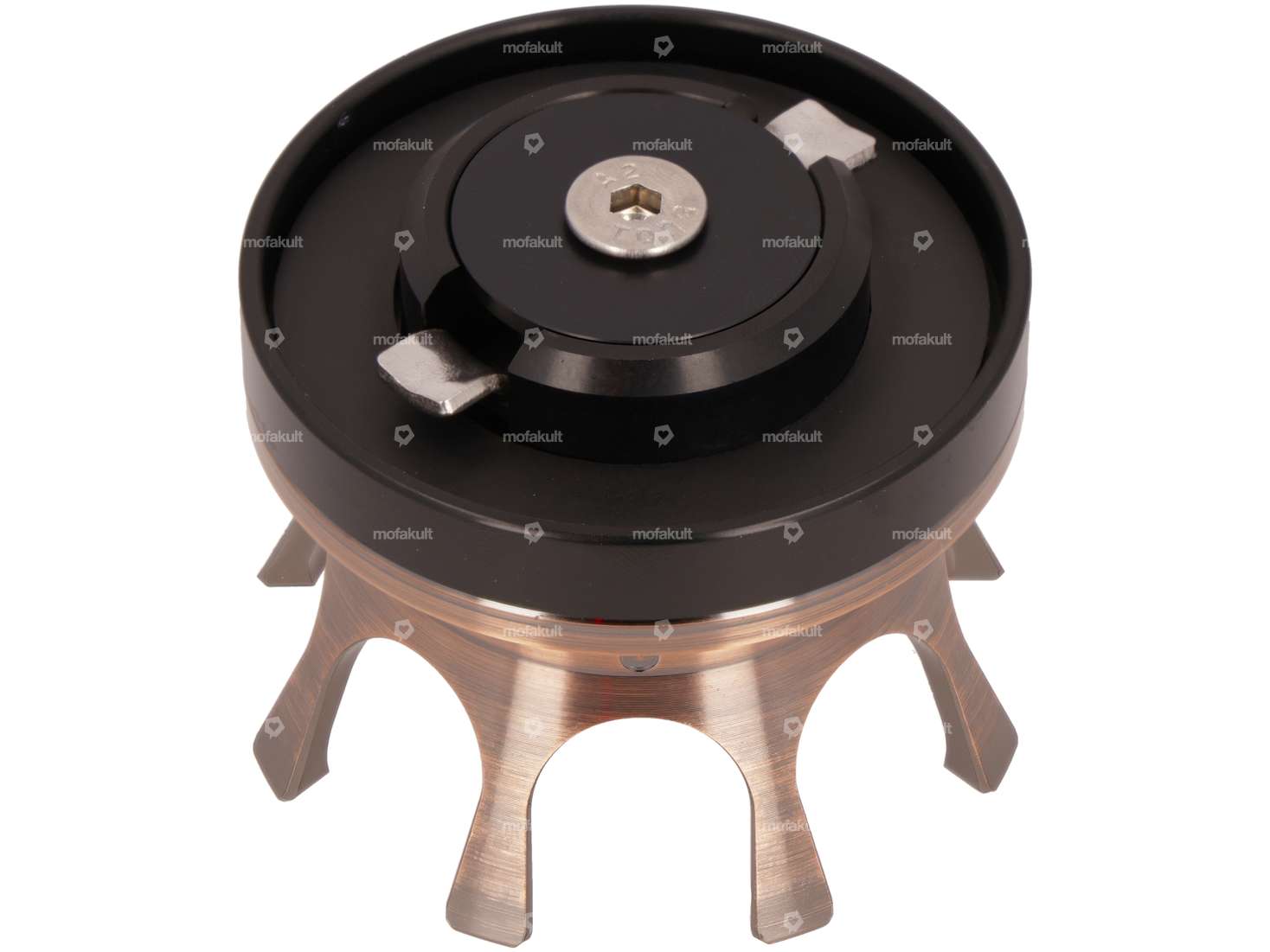 66HEROES Bouchon de réservoir cuivre 40 mm baïonnette "Crown Carousel Image 2