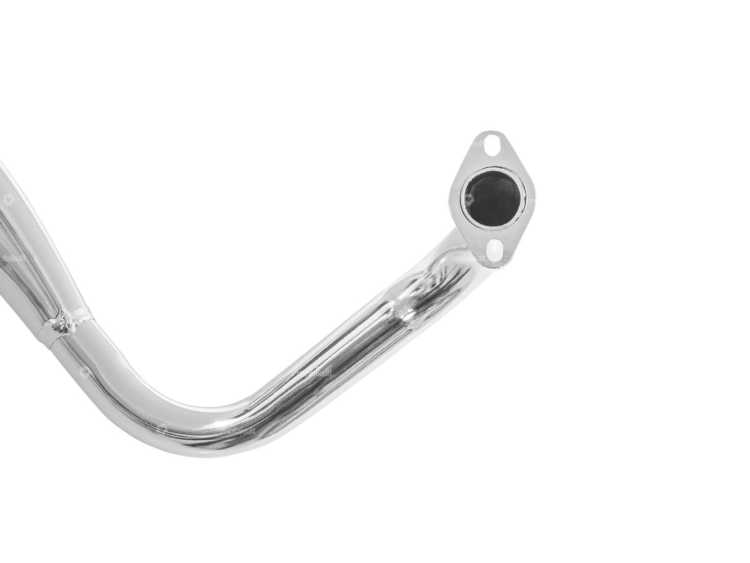 TECNO pot d'échappement "flat belly" chrome | Puch Maxi Carousel Image 4