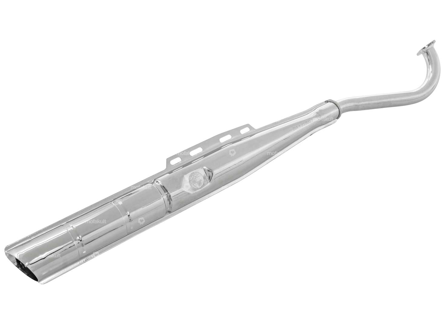 Exhaust 28 mm with logo & number | Puch Maxi S, N Carousel Image 6