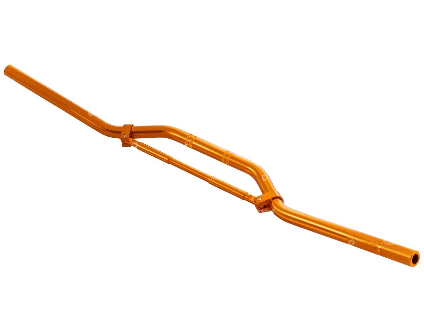 Racing handlebar fork plate 8 cm aluminum orange Carousel Image 2