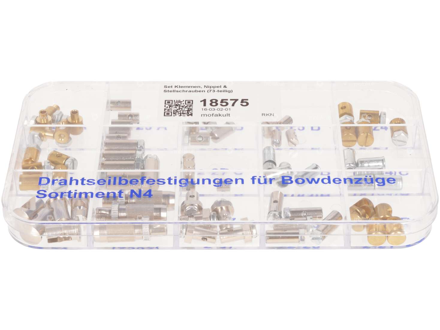 Kit de pinces, mamelons & vis de réglage 73 pcs. Carousel Image 2