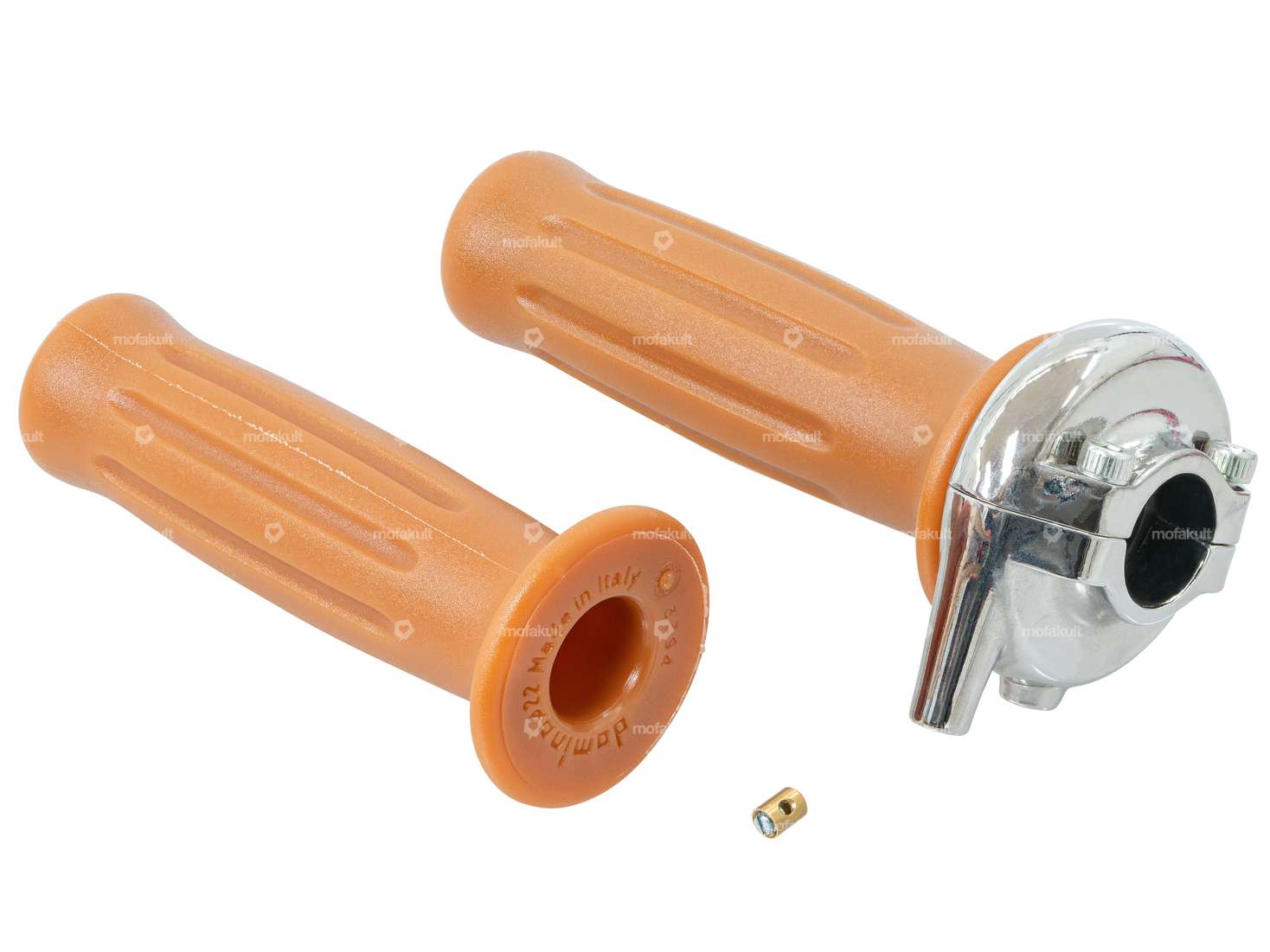 Poignée de gaz Domino (25mm, 2.9°/mm) Chrome Carousel Image 2