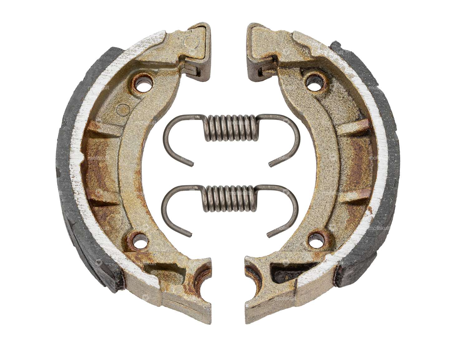 swiing® ingenious brake shoes slotted Ø 90 x 18 spoke wheel front | Piaggio Ciao, Bravo, Boxer Carousel Image 1