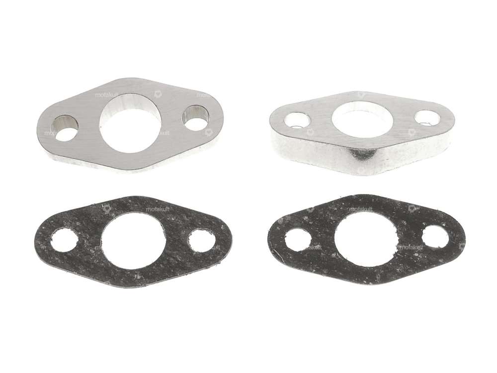 Bride alu tubulure d'aspiration inclinée Carousel Image 1