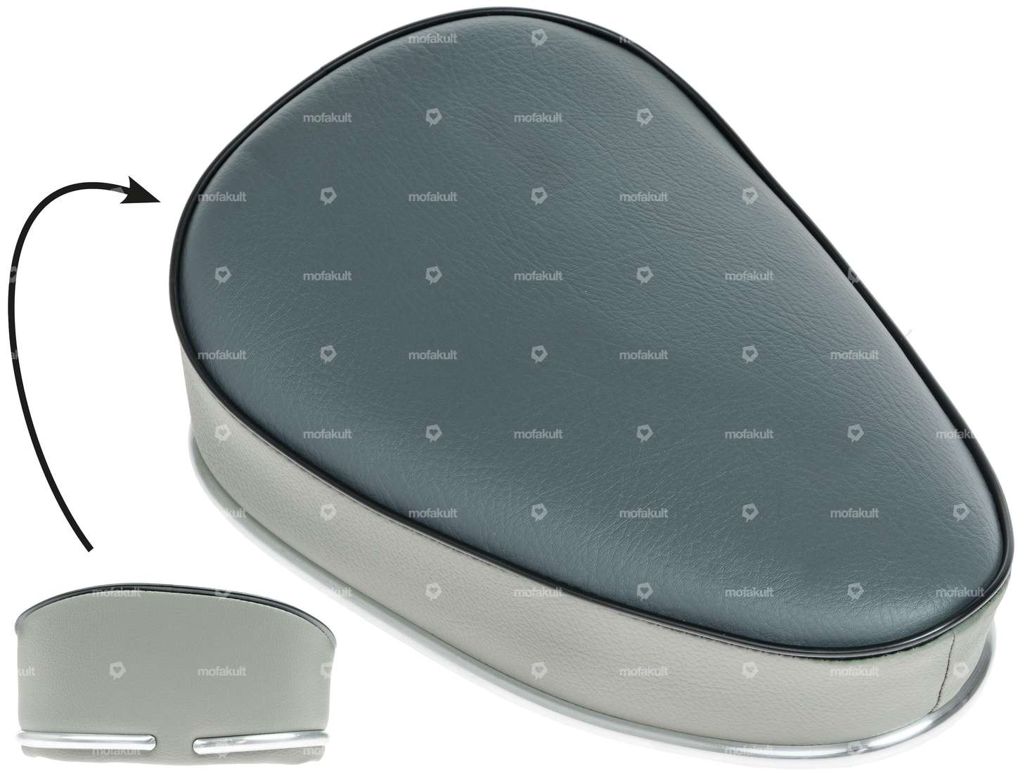 Banc gris/gris foncé Carousel Image 1