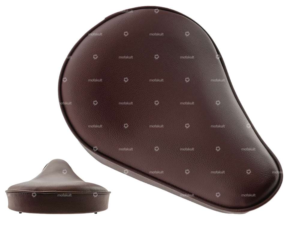 Selle "Tuck & Roll" marron uni Carousel Image 1