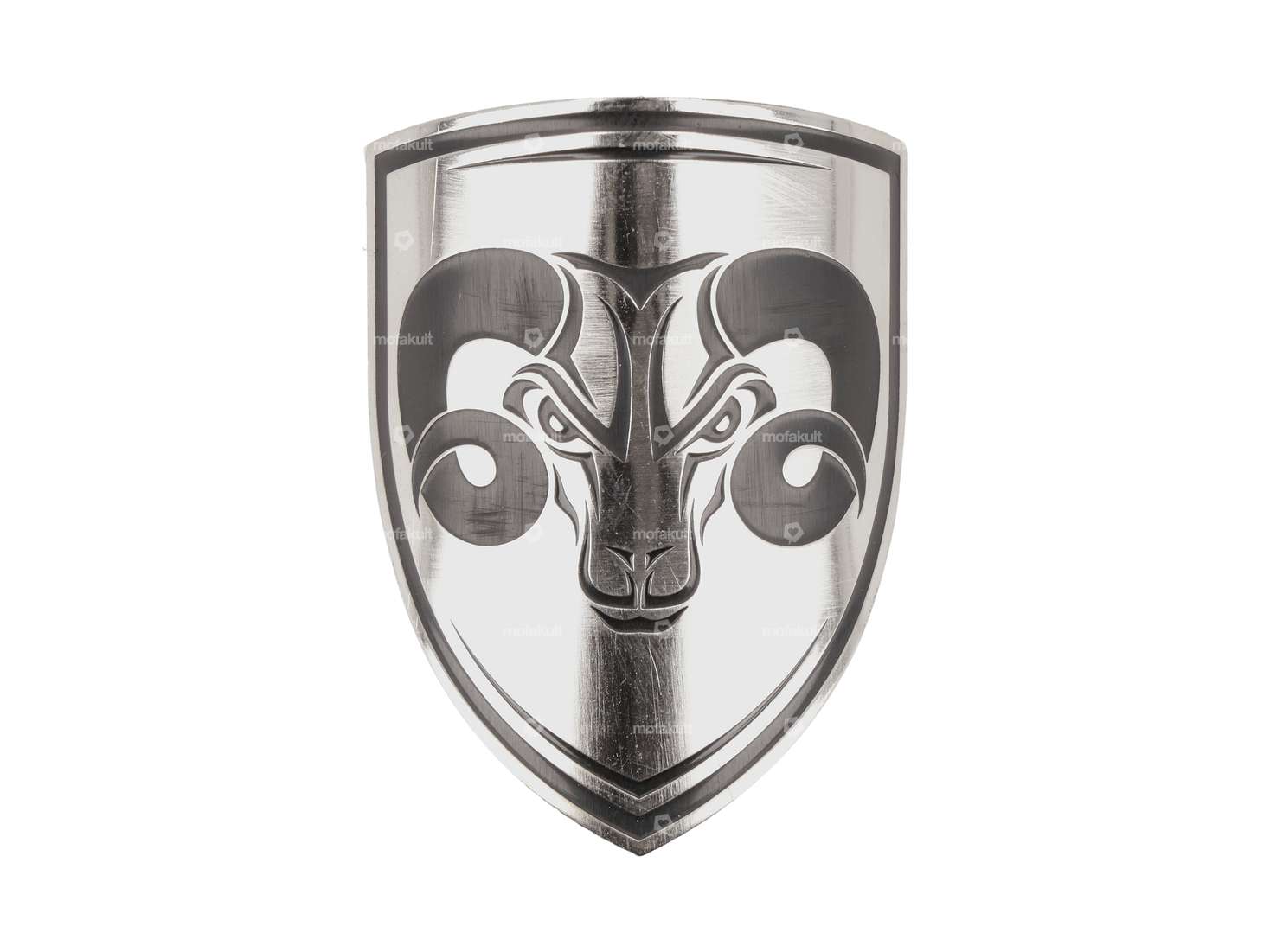 66HEROES Panneau de tête de direction courbé Chrome Carousel Image 1