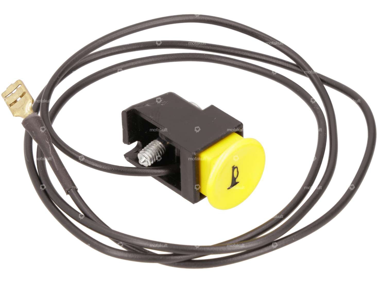 bouton klaxon jaune | Piaggio Ciao, SI, Bravo, Boxer Carousel Image 1