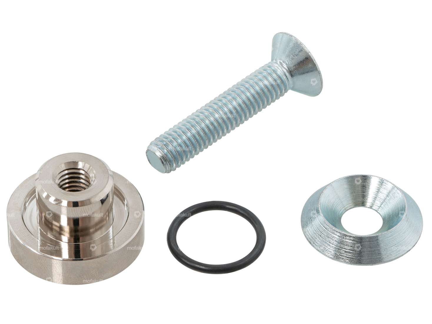 66HEROES Kick starter shaft cap "Puch" nickel-plated | Puch Z50 Carousel Image 3