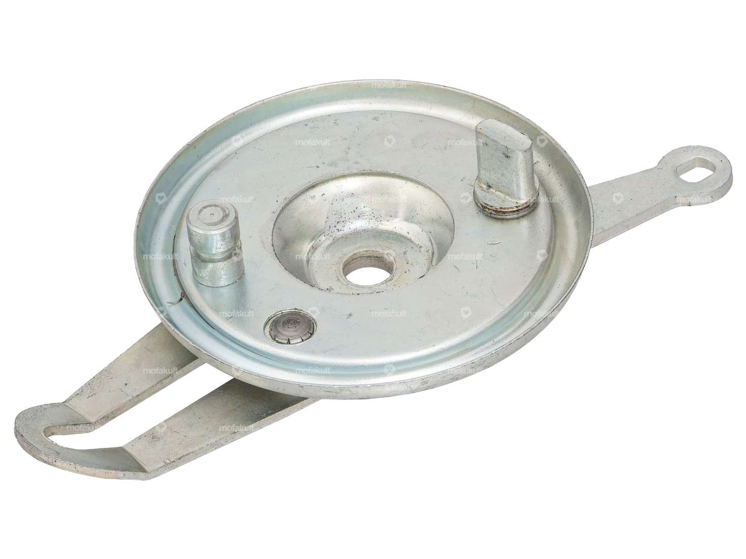 Plaque d'ancrage de frein Sachs V905 Ø 90 mm avant / arrière sans ressort NOS Carousel Image 2