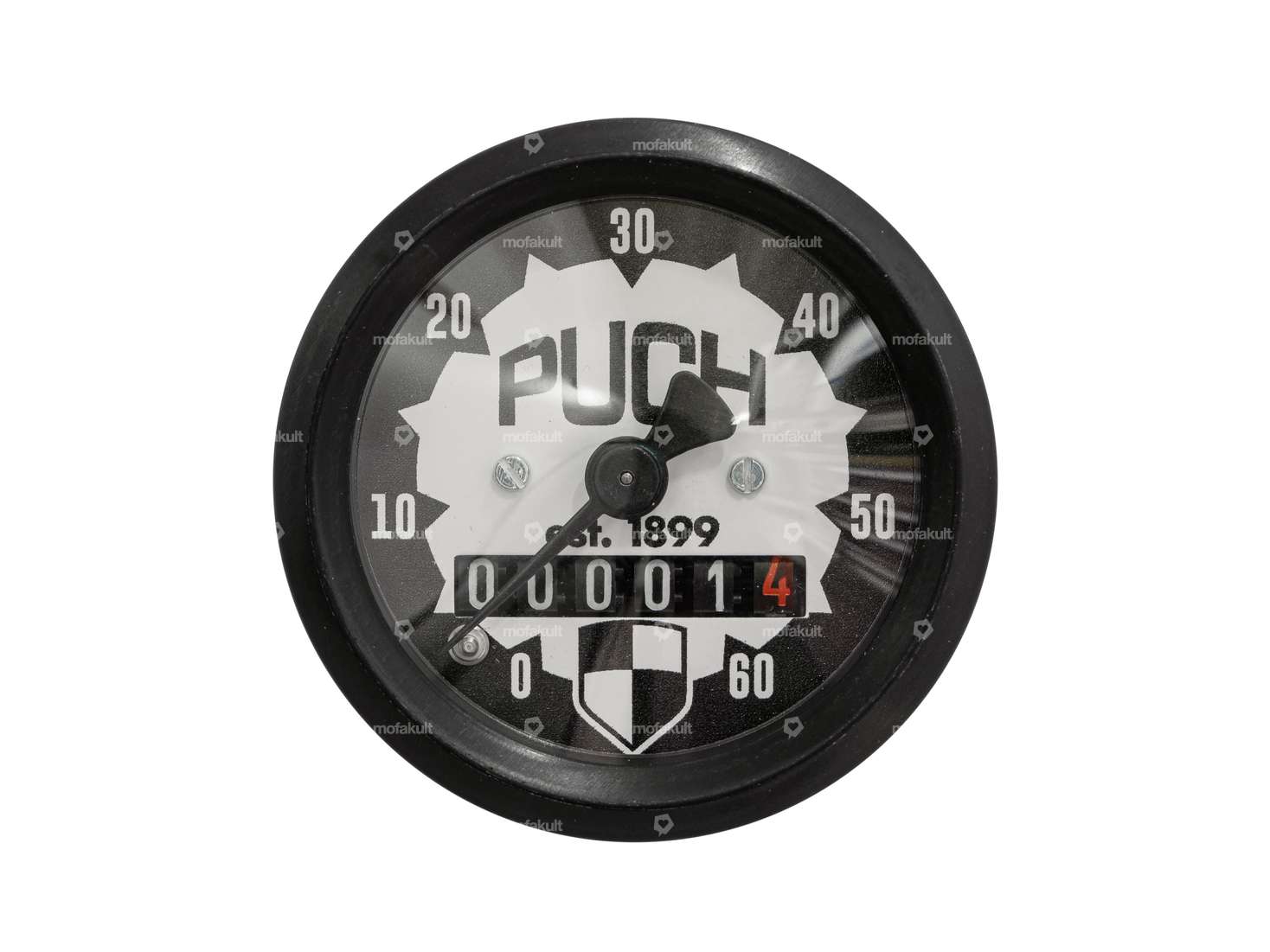 66HEROES Tachymètre 60 km/h Ø 48 mm | Logo Puch Carousel Image 2