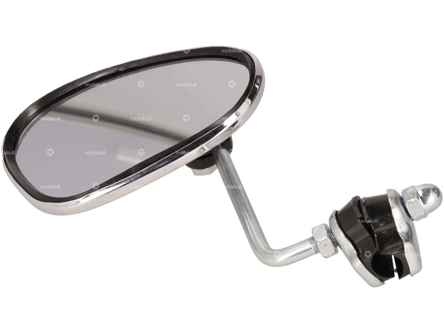 Miroir Bumm ovale gauche à pince chrome Carousel Image 2