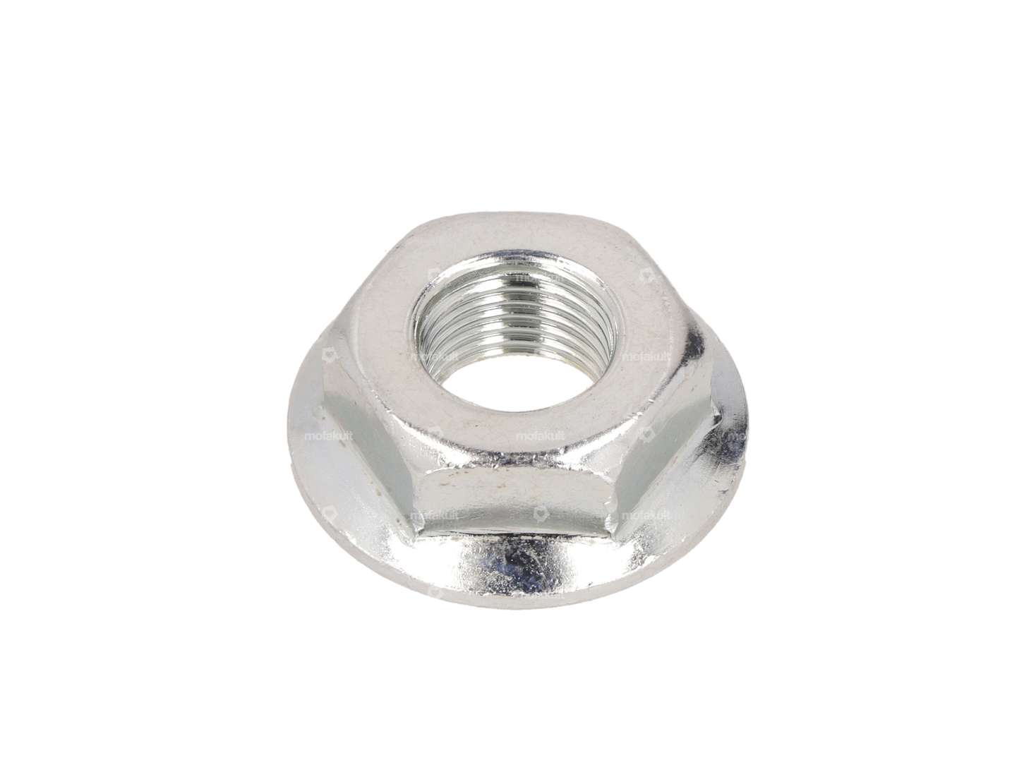 Collar nut M10x1 without serration galvanized Carousel Image 1