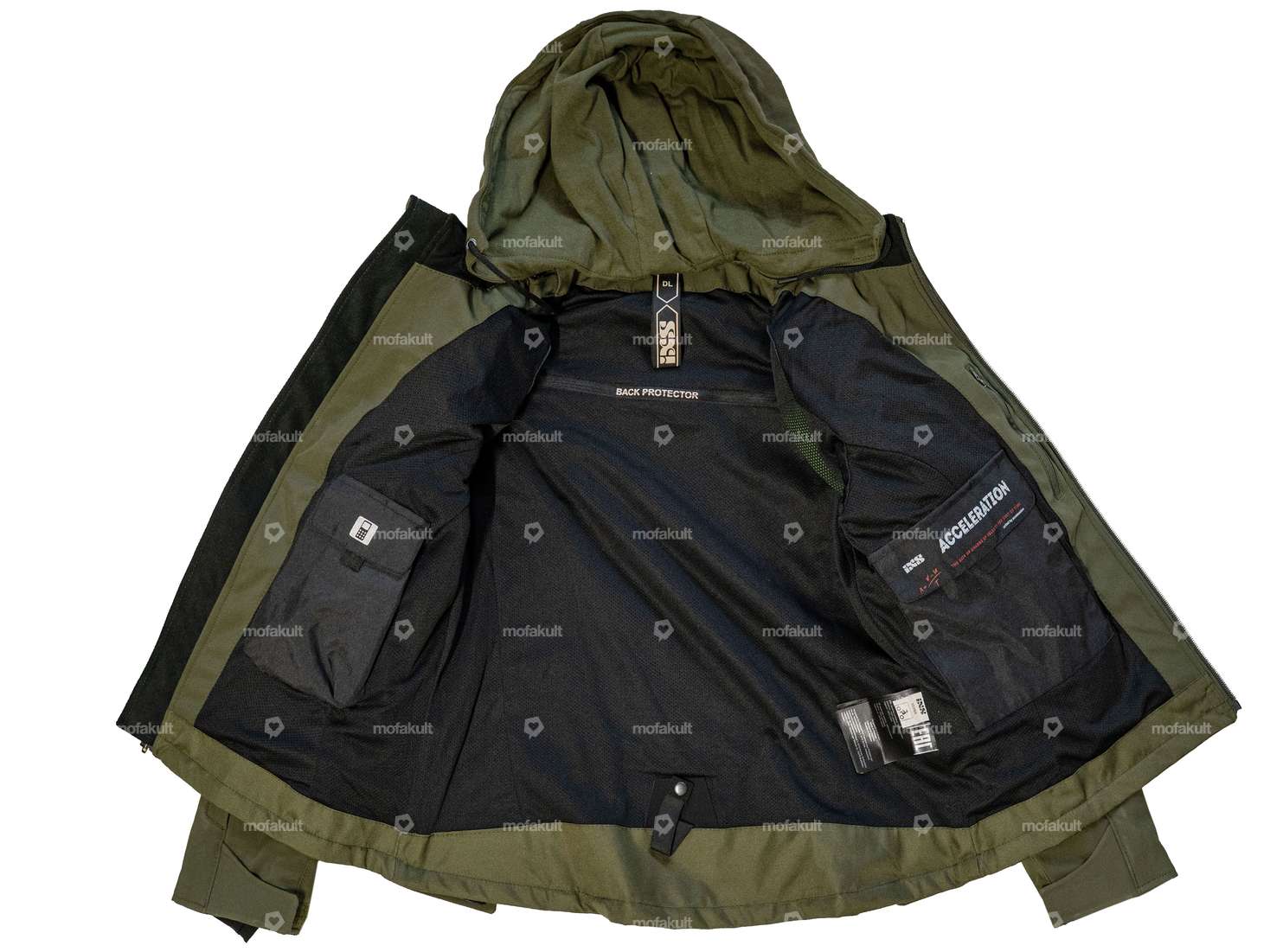 Veste IXS "Jagdfieber" avec protections Ladies olive (M - XL) Carousel Image 3