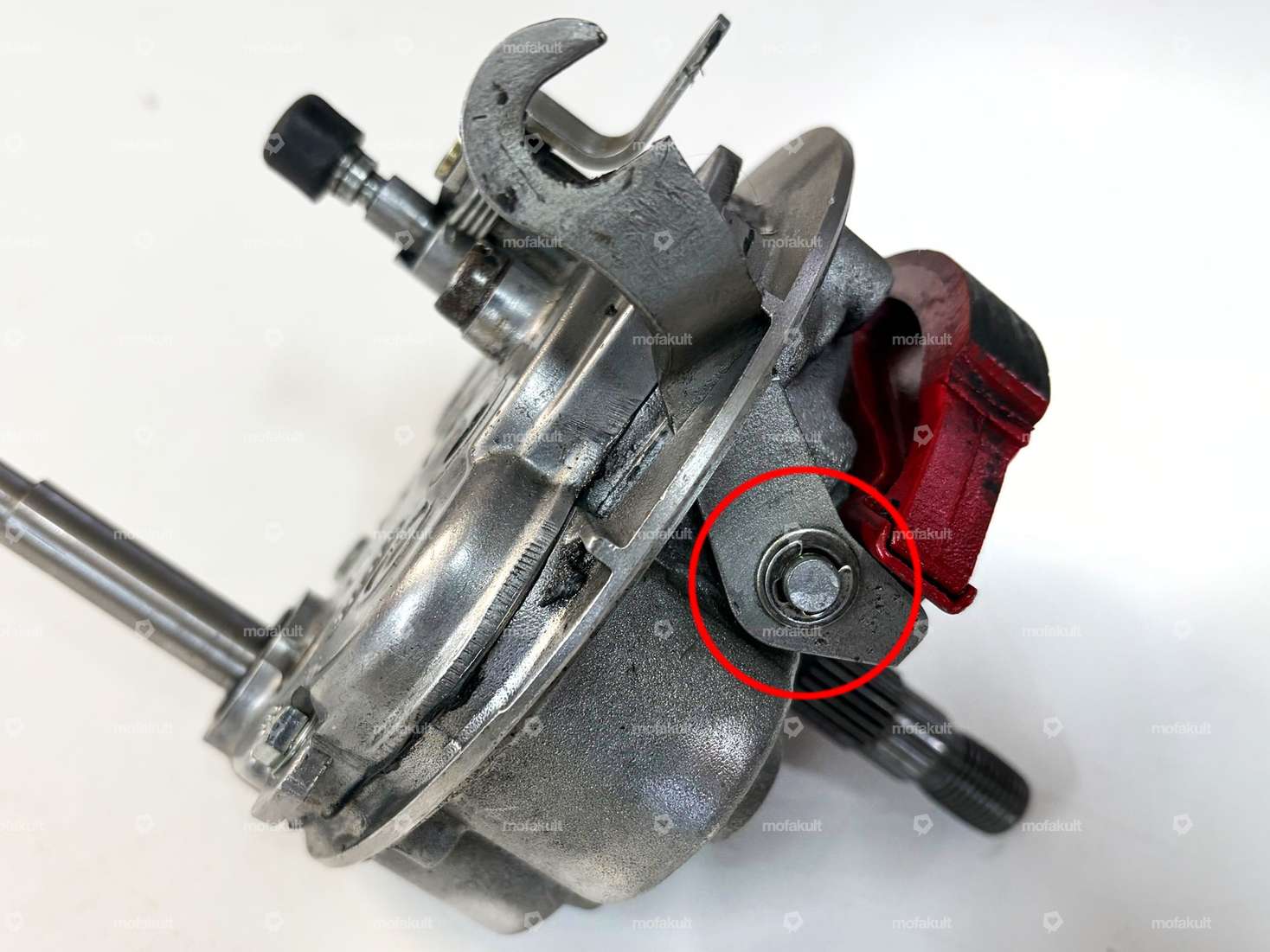 swiing® revival rondelle U anneau de sécurité levier de frein | Piaggio Ciao, Si, Bravo, Boxer Carousel Image 2