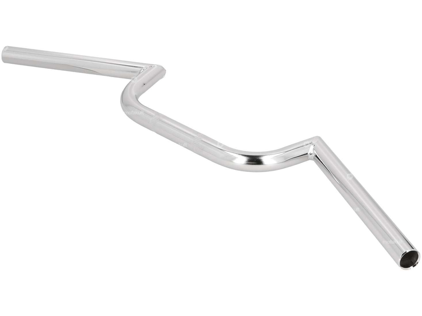 Guidon plaque de fourche 11 cm Racing large chrome Carousel Image 2