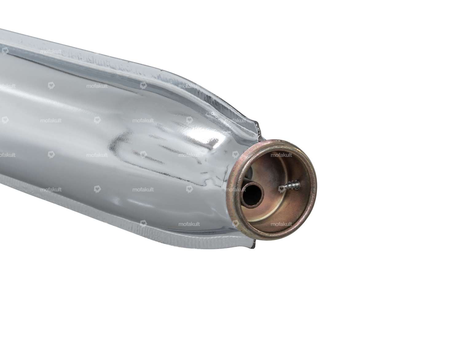 Echappement 25 mm sortie droite chrome | Tomos A3 Carousel Image 3