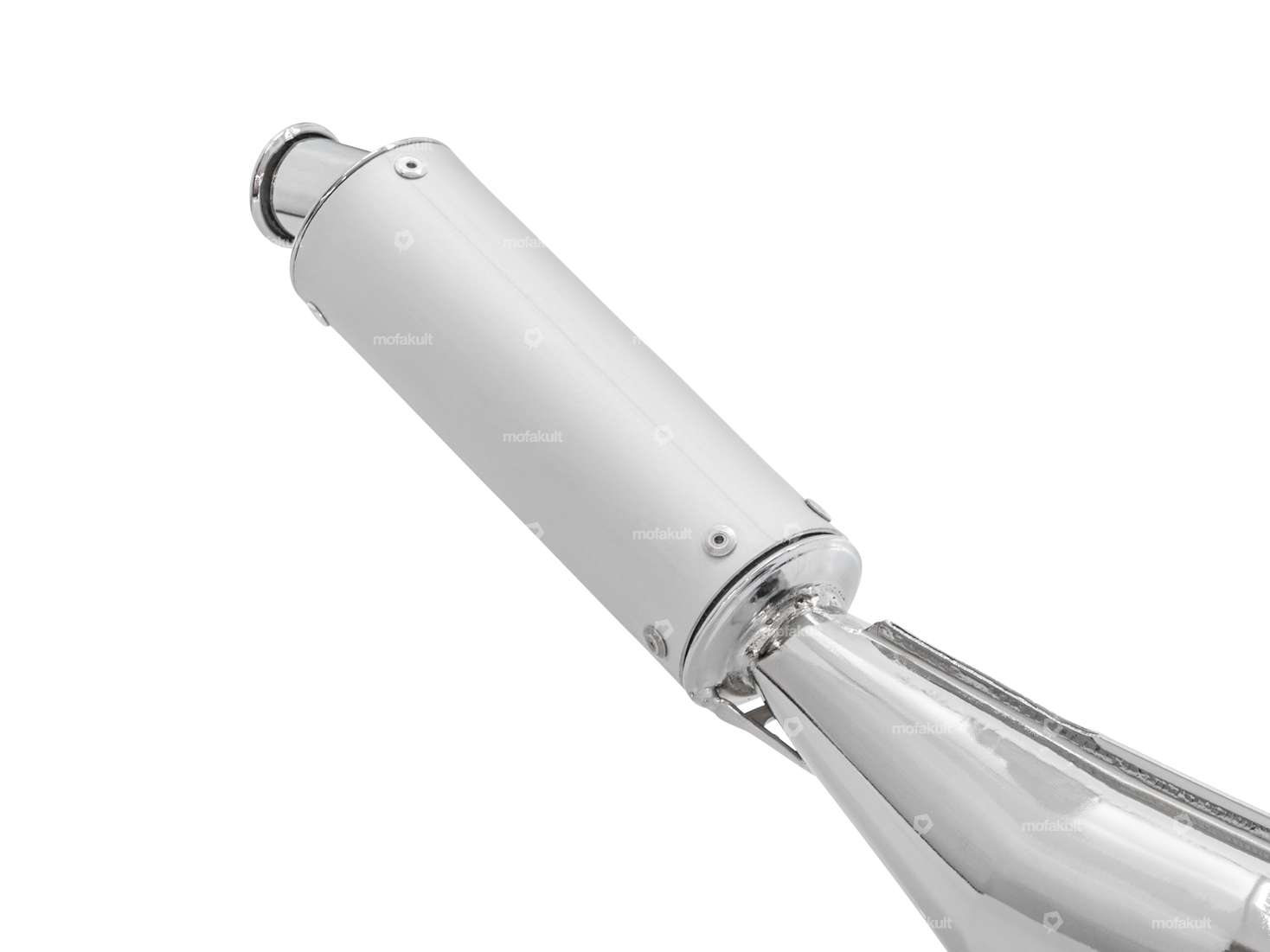 Echappement Bullet chrome / alu | Tomos A3 Carousel Image 2