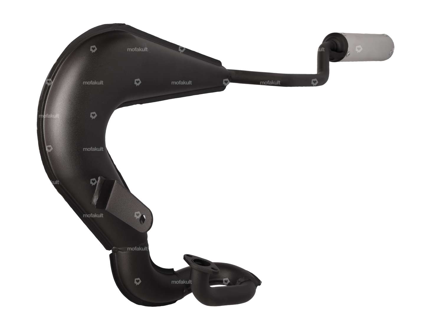 TECNO "off road EVO" pot d'échappement noir | Puch Carousel Image 4