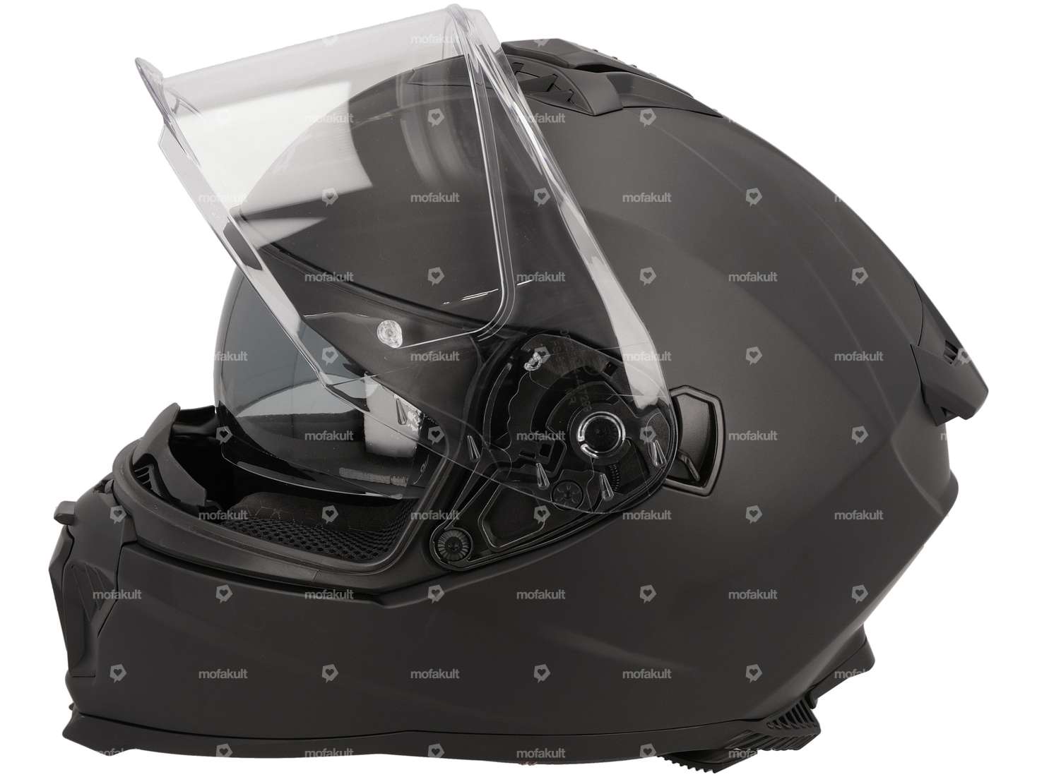 gms casque intégral "Hexago" noir-mat Carousel Image 2