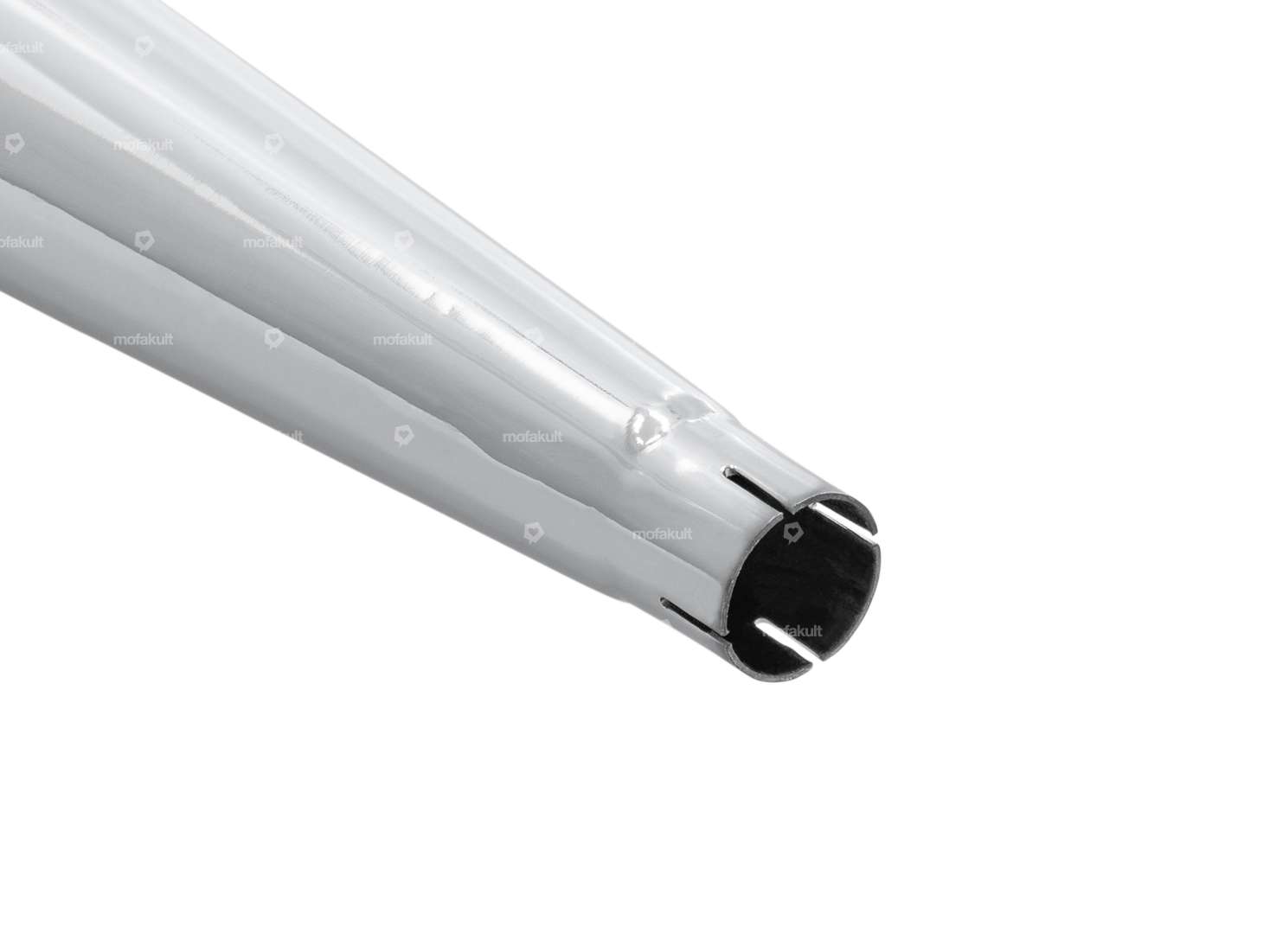 swiing® ingenious Pot d'échappement Drag Pipe 45° chrome Ø 32 / 70 mm Carousel Image 2