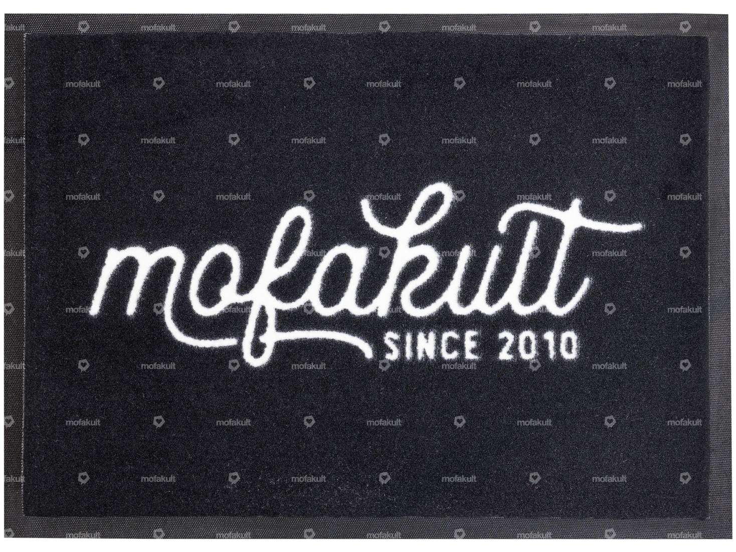 Paillasson mk-Merch / Tapis de porte « mofakult SINCE 2010 » 70 x 50 cm Carousel Image 1