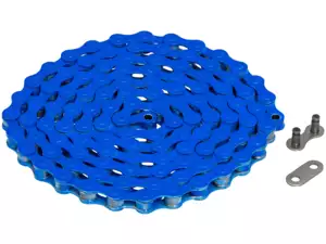 Chaîne de pédalier KMC bleue Chaîne de pédalier KMC bleue
