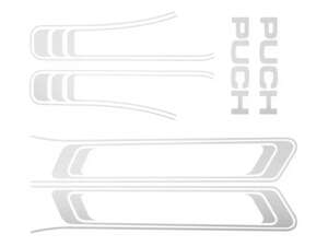 Kit de collage réservoir & cadre chrome (qualité 1A) Folienplot | Puch Maxi S Kit de collage réservoir & cadre chrome (qualité 1A) Folienplot | Puch Maxi S