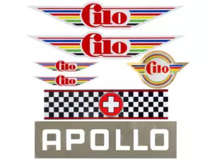 swiing® revival set d'autocollants | Cilo Apollo (année 1969 - 71) swiing® revival set d'autocollants | Cilo Apollo (année 1969 - 71)