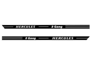 Autocollant "Hercules 2 Gang" carénage latéral 725 x 28 mm Autocollant "Hercules 2 Gang" carénage latéral 725 x 28 mm
