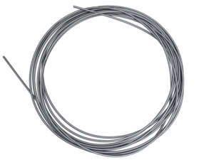 Gaine de câble Ø 5 mm grise (rouleau de 10 mètres) graissée au PTFE Gaine de câble Ø 5 mm grise (rouleau de 10 mètres) graissée au PTFE