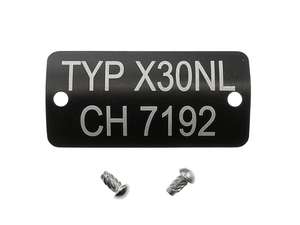 swiing® revival Plaque signalétique TYP X30 NL CH7192 | Puch swiing® revival Plaque signalétique TYP X30 NL CH7192 | Puch