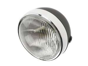 Phare CEV Typo 105 noir / chrome Phare CEV Typo 105 noir / chrome