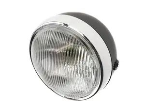 Phare CEV Typo 105 noir / chrome Phare CEV Typo 105 noir / chrome