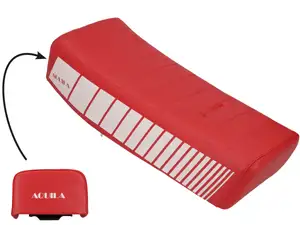 Selle Aquila rouge / blanc NOS | Piaggio SI Selle Aquila rouge / blanc NOS | Piaggio SI