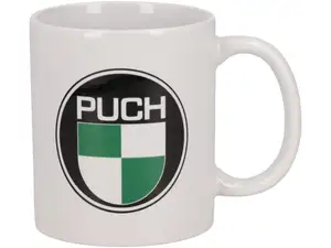 Tasse Puch blanche en porcelaine Tasse Puch blanche en porcelaine