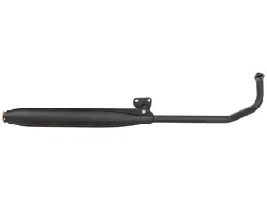 Echappement 25 mm sortie inclinée noir | Tomos Echappement 25 mm sortie inclinée noir | Tomos