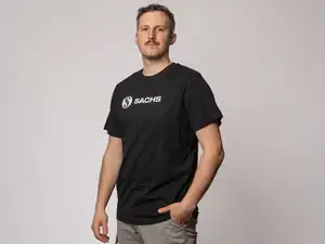 mk-Merch T-Shirt "SACHS" UNISEX black mk-Merch T-Shirt "SACHS" UNISEX black