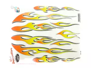 Feuille d'autocollants Flame 20x24 Feuille d'autocollants Flame 20x24
