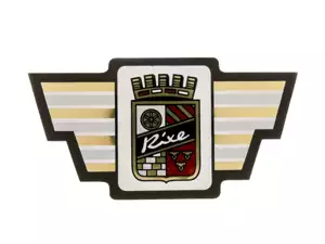 Rixe head tube emblem sticker (65 x 35 mm) Rixe head tube emblem sticker (65 x 35 mm)