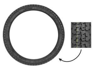 Pneu Mitas 2.25 x 17" B4 Allround Pneu Mitas 2.25 x 17" B4 Allround