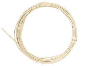 Gaine de câble Ø 5 mm crème (rouleau de 10 mètres) graissée au PTFE Gaine de câble Ø 5 mm crème (rouleau de 10 mètres) graissée au PTFE
