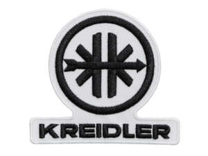 mk-Merch Ecusson "Kreidler" 75 x 65 mm noir / blanc mk-Merch Ecusson "Kreidler" 75 x 65 mm noir / blanc